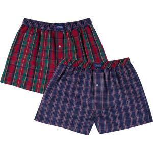 Tommy Hilfiger Harris Woven bokserki męskie, 2 sztuki, 2 sztuki w opakowaniu / 1U87900542, Czerwony (982 Check/Chili Pepper), 56 Tommy Hilfiger Harris Woven bokserki męskie, 2 sztuki, 2 sztuki w opakowaniu / 1U87900542, Czerwony (982 Check/Chili Pepper), 56