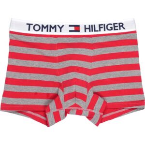 Tommy Hilfiger Męskie bokserki Taylor Stripe Boyshort/1U87901475, Czerwony (611 Tango Red), 50 Tommy Hilfiger Męskie bokserki Taylor Stripe Boyshort/1U87901475, Czerwony (611 Tango Red), 50