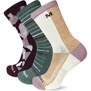 MEA33736C3B2001 Merrell Unisex-Adult's Men's and Women's Recycled Everyday Socks-3 Pair Pack-Repreve Mesh, Purple Assorted, Small-Medium MEA33736C3B2001 Merrell Unisex-Adult's Men's and Women's Recycled Everyday Socks-3 Pair Pack-Repreve Mesh, Purple Assorted, Small-Medium