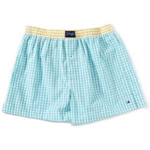 Tommy Hilfiger Męskie szorty 1U8AB00090, Zielony (Kelly Green-pt/Check), 54 Tommy Hilfiger Męskie szorty 1U8AB00090, Zielony (Kelly Green-pt/Check), 54