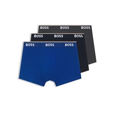 50475274 BOSS męskie bokserki Power Boxer Trunks Bawełna, stretch, 3 sztuki w opakowaniu 50475274 BOSS męskie bokserki Power Boxer Trunks Bawełna, stretch, 3 sztuki w opakowaniu