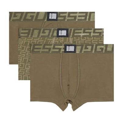 U4RG01K6YW0-FJ82 Guess Męskie Idol Boxer Trunk Pack Idol Boxer Trunk Pack (3 sztuki), G Quadrate Szary, L U4RG01K6YW0-FJ82 Guess Męskie Idol Boxer Trunk Pack Idol Boxer Trunk Pack (3 sztuki), G Quadrate Szary, L