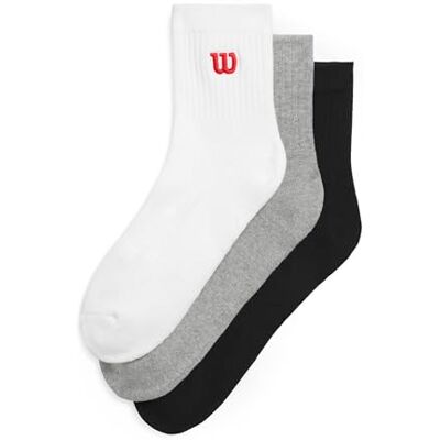 WU00083511ZAAM Wilson Skarpety Uniseks Wilson Quarter Top Sock 3 Pack WU00083511ZAAM Wilson Skarpety Uniseks Wilson Quarter Top Sock 3 Pack