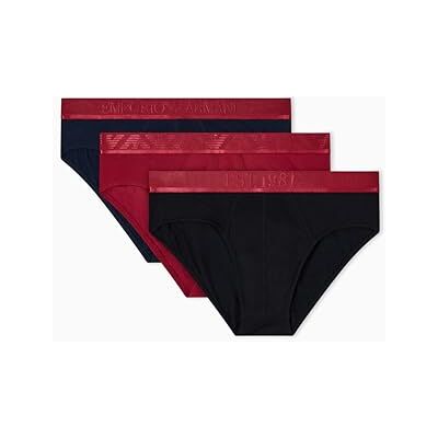EM000258 EMPORIO ARMANI Męskie błyszczące majtki Logoband, 3-pak, niebieskie, M, NIEBIESKI, M EM000258 EMPORIO ARMANI Męskie błyszczące majtki Logoband, 3-pak, niebieskie, M, NIEBIESKI, M