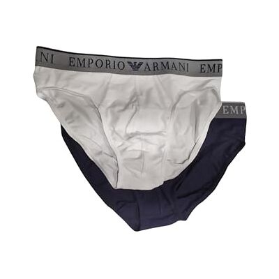 EM000251 EMPORIO ARMANI Męskie majtki Endurance, 2-pak, niebieskie, S, NIEBIESKI, S EM000251 EMPORIO ARMANI Męskie majtki Endurance, 2-pak, niebieskie, S, NIEBIESKI, S