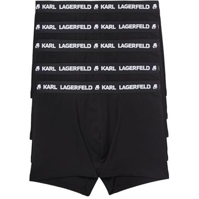 A1M47082 Karl Lagerfeld B.V Logo Trunk Set (5 sztuk), czarny, L A1M47082 Karl Lagerfeld B.V Logo Trunk Set (5 sztuk), czarny, L