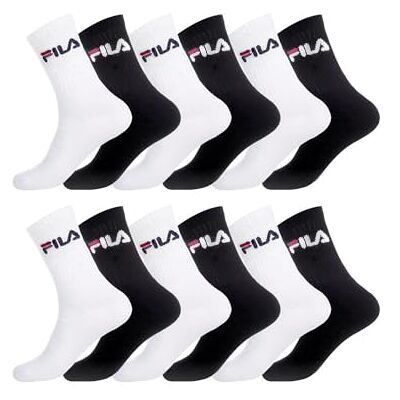 Skarpety rekreacyjne Mężczyźni Fila Lot De 12 Par De Chaussettes Homme Skarpety rekreacyjne Mężczyźni Fila Lot De 12 Par De Chaussettes Homme