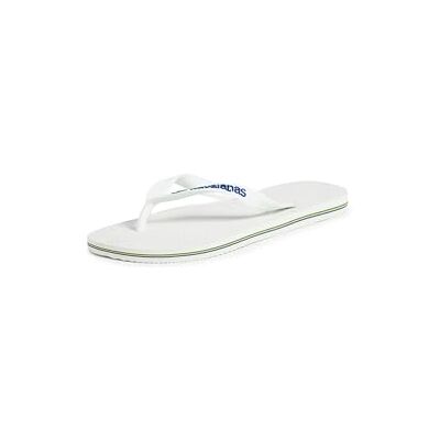 4000016.0001.256 Havaianas Schuhe Brasil Logo dla dzieci, biały, 7 UK Child 4000016.0001.256 Havaianas Schuhe Brasil Logo dla dzieci, biały, 7 UK Child