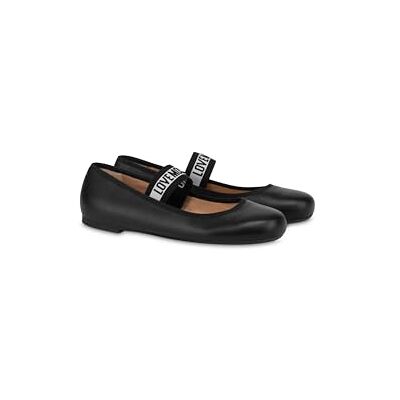 POLJA11071G0MIE000036 Love Moschino baleriny damskie, czarne, 36 EU, kolor czarny, 36 EU POLJA11071G0MIE000036 Love Moschino baleriny damskie, czarne, 36 EU, kolor czarny, 36 EU