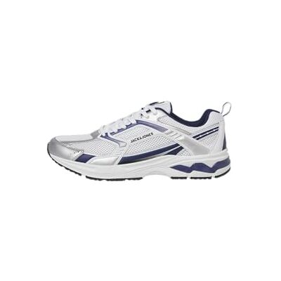 12261964 JACK&JONES JFWTOKYO Mesh NOOS męskie buty typu sneakersy, jasny biały/szczegóły: Medieval Blue, 46 EU, Bright White Detail Medieval Blue, 46 EU 12261964 JACK&JONES JFWTOKYO Mesh NOOS męskie buty typu sneakersy, jasny biały/szczegóły: Medieval Blue, 46 EU, Bright White Detail Medieval Blue, 46 EU