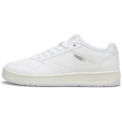 39501812 Puma Court Classic 353780 męskie sneakersy do uprawiania sportu w kolorze białym, Low-Top, Schnürung, uniseks rozmiar 40, 41, 42, Puma Biała srebrna mgiełka PUMA srebrny, 37 EU 39501812 Puma Court Classic 353780 męskie sneakersy do uprawiania sportu w kolorze białym, Low-Top, Schnürung, uniseks rozmiar 40, 41, 42, Puma Biała srebrna mgiełka PUMA srebrny, 37 EU