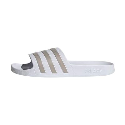 EF1730 adidas Uniseks Adilette Aqua Slides Slipper, Cloud White / Platinum / Cloud White, 44.5 EU EF1730 adidas Uniseks Adilette Aqua Slides Slipper, Cloud White / Platinum / Cloud White, 44.5 EU