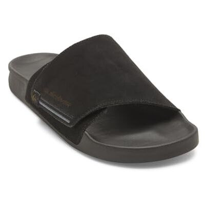 AQYL101353-kvj1 Quiksilver Męskie sandały Rivi Suede, czarne 1, 45 EU, Black 1, 45 EU AQYL101353-kvj1 Quiksilver Męskie sandały Rivi Suede, czarne 1, 45 EU, Black 1, 45 EU