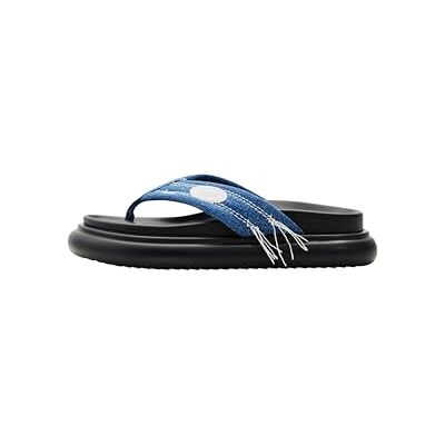 24SSSD01 Desigual Damskie buty_Boat_Thong DEN sandały, niebieskie, 41 EU, niebieski, 41 EU 24SSSD01 Desigual Damskie buty_Boat_Thong DEN sandały, niebieskie, 41 EU, niebieski, 41 EU