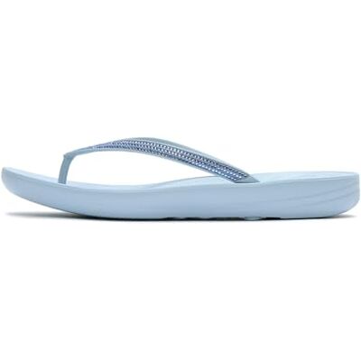 R08-D50 Fitflop Damskie klapki IQUSHION Sparkle, Cloudy Blue, 36,5 UK, Błękit pochmurny, 40 EU R08-D50 Fitflop Damskie klapki IQUSHION Sparkle, Cloudy Blue, 36,5 UK, Błękit pochmurny, 40 EU