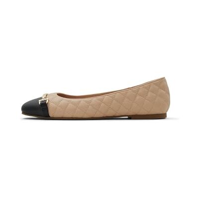 13648260003 ALDO Women's Leanne Ballet Flat, Beige, 6.5 13648260003 ALDO Women's Leanne Ballet Flat, Beige, 6.5