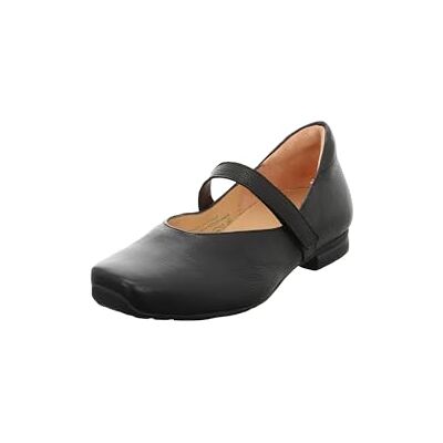 3-001145 Think! Damen GAUDI chromfrei gegerbte nachhaltige Halbschuhe, SCHWARZ 0000 3-001145 Think! Damen GAUDI chromfrei gegerbte nachhaltige Halbschuhe, SCHWARZ 0000