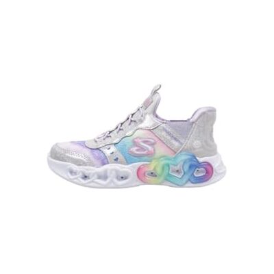 303755L Skechers Sneakersy dziewczęce, Srebrny syntetyczny Multi Trim, 33.5 EU 303755L Skechers Sneakersy dziewczęce, Srebrny syntetyczny Multi Trim, 33.5 EU