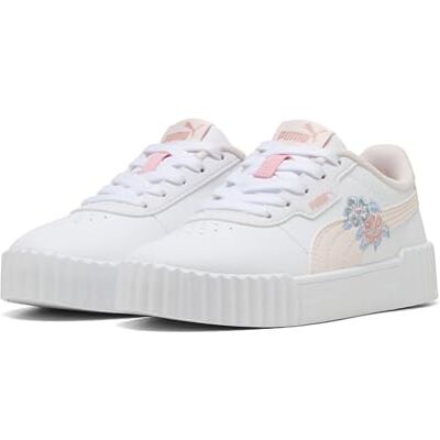 405625 PUMA Carina 3.0 Floral PS Sneaker, biały kwiat jaśminu piana morska, 10,5 UK dziecko, Puma Biały kwiat jaśminu piana morska, 10.5 UK Child 405625 PUMA Carina 3.0 Floral PS Sneaker, biały kwiat jaśminu piana morska, 10,5 UK dziecko, Puma Biały kwiat jaśminu piana morska, 10.5 UK Child