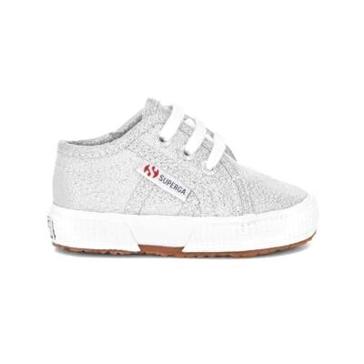 S0028T0_031 Superga Lameb 2750 dziecięce buty do nauki chodzenia, kolor srebrny (031), rozmiar 18 UE S0028T0_031 Superga Lameb 2750 dziecięce buty do nauki chodzenia, kolor srebrny (031), rozmiar 18 UE
