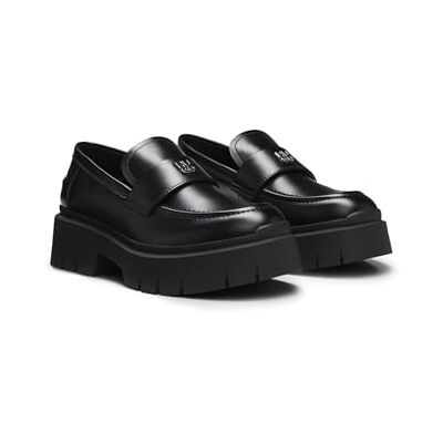 50557736 HUGO Damski Kris_Loafer_brspu 10274047 01 Loafers, czarny, 37 EU 50557736 HUGO Damski Kris_Loafer_brspu 10274047 01 Loafers, czarny, 37 EU