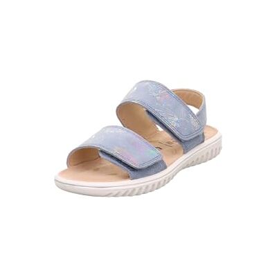 1009006 Superfit Dziewczęce Sparkle sandały, niebieski 8000, 25 EU 1009006 Superfit Dziewczęce Sparkle sandały, niebieski 8000, 25 EU
