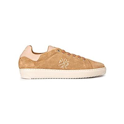 DC11203 POPA Trampki męskie Sneakers Alcaraz Wykonane w Hiszpanii Wykonane w Serraje Zapięcie ze sznurkiem Podeszwa 3 cm, Beżowy, 42 EU DC11203 POPA Trampki męskie Sneakers Alcaraz Wykonane w Hiszpanii Wykonane w Serraje Zapięcie ze sznurkiem Podeszwa 3 cm, Beżowy, 42 EU