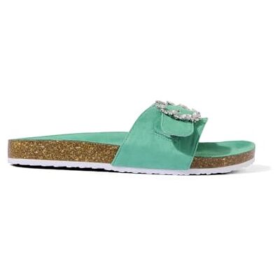 KS106A Joe Browns Moda damska Klejnotami Klamra Suwak Sandały, ZIELONY, 38 EU KS106A Joe Browns Moda damska Klejnotami Klamra Suwak Sandały, ZIELONY, 38 EU