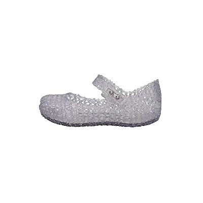 32995/53890/24 melissa Mini Dzwon Papier BB, Płaskie Sandały Dziewczyny, Przezroczysty, 24 EU 32995/53890/24 melissa Mini Dzwon Papier BB, Płaskie Sandały Dziewczyny, Przezroczysty, 24 EU
