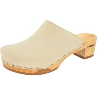 8418 Woody Katharina damskie buty drewniane, kremowe, 41 EU, kremowy, 41 EU 8418 Woody Katharina damskie buty drewniane, kremowe, 41 EU, kremowy, 41 EU
