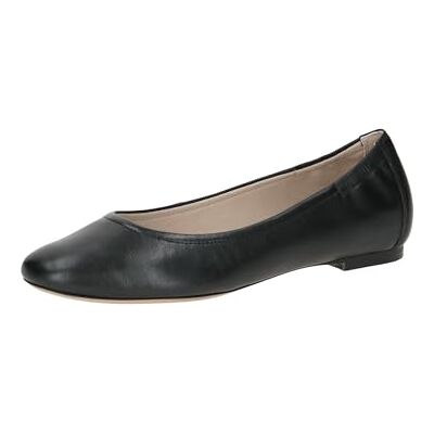 9-22111-44 CAPRICE Damskie baleriny ze skóry eleganckie, Czarna papka, 40 EU 9-22111-44 CAPRICE Damskie baleriny ze skóry eleganckie, Czarna papka, 40 EU