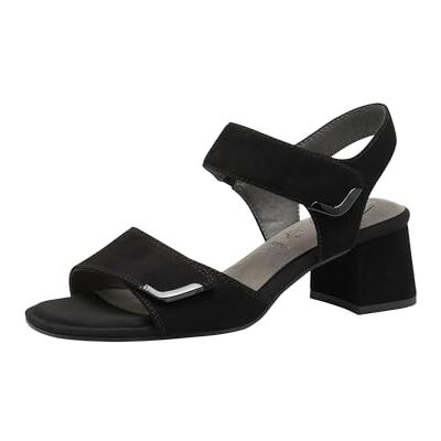 8-88317-44 Tamaris Comfort Damen Mit Absatz Multiadjustable Sandały na obcasie Kobiety, Czarny zamsz, 40 EU 8-88317-44 Tamaris Comfort Damen Mit Absatz Multiadjustable Sandały na obcasie Kobiety, Czarny zamsz, 40 EU