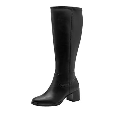 8-25567-45 Jana Damskie długie buty na obcasie, wegańskie, wysokie do kolan, czarne, rozmiar 39 EU, czarny, 39 EU 8-25567-45 Jana Damskie długie buty na obcasie, wegańskie, wysokie do kolan, czarne, rozmiar 39 EU, czarny, 39 EU