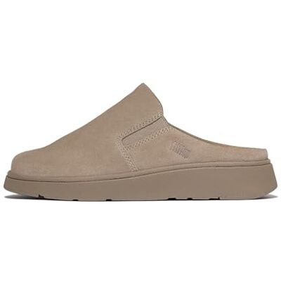 IF6-076 Fitflop Damskie Gen-ff elastyczne zamszowe klapki, brązowy (taupe), 42 EU IF6-076 Fitflop Damskie Gen-ff elastyczne zamszowe klapki, brązowy (taupe), 42 EU