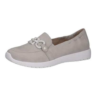 DF-6PK800SS-24STR-39-CK-SIL CAPRICE Damskie 9-24708-42 płaskie pantofle, Arctic Suede, 38 EU DF-6PK800SS-24STR-39-CK-SIL CAPRICE Damskie 9-24708-42 płaskie pantofle, Arctic Suede, 38 EU