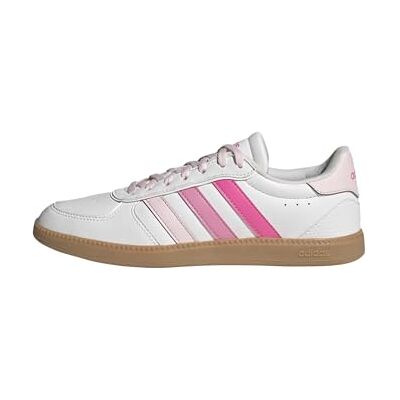 NIV87 adidas Kobiety BREAKNET SLEEK SHOES, ftwr white/clear pink/bliss pink, 38 EU NIV87 adidas Kobiety BREAKNET SLEEK SHOES, ftwr white/clear pink/bliss pink, 38 EU