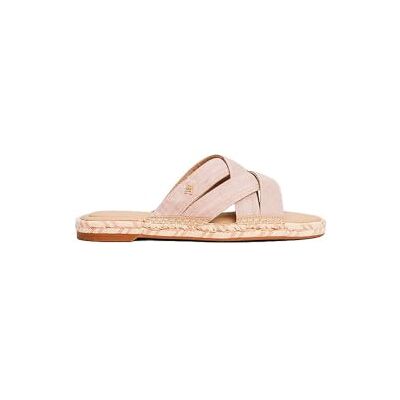 FW0FW08501 Tommy Hilfiger Damskie Chambray Espadrille Mule Płaskie, Beżowy Horseradish, 36 EU FW0FW08501 Tommy Hilfiger Damskie Chambray Espadrille Mule Płaskie, Beżowy Horseradish, 36 EU
