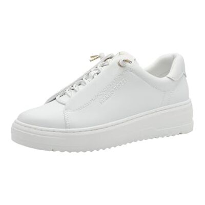 2-23724-44 MARCO TOZZI Damskie sneakersy płaskie ze sznurowadłami, eleganckie, biały, 42 EU 2-23724-44 MARCO TOZZI Damskie sneakersy płaskie ze sznurowadłami, eleganckie, biały, 42 EU