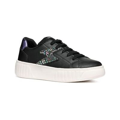J45DVA0BCDH Geox J Mikiroshi Girl A, Trampki Dziewczyny, czarny, 35 EU J45DVA0BCDH Geox J Mikiroshi Girl A, Trampki Dziewczyny, czarny, 35 EU