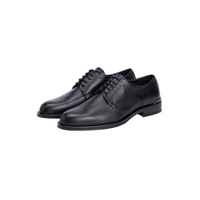 FM0FM05581 Tommy Hilfiger Męskie Corporate Hilfiger LTH Derby buty derby, czarne (czarne), 10, Czarny, 44 EU FM0FM05581 Tommy Hilfiger Męskie Corporate Hilfiger LTH Derby buty derby, czarne (czarne), 10, Czarny, 44 EU