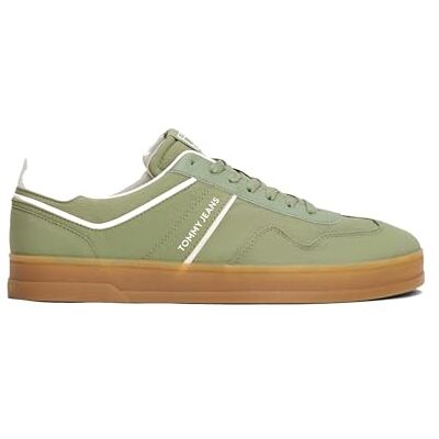 EM0EM01456 Tommy Jeans Męskie tenisówki TJM Vulc. Skater Mix Materiał () Low Top Sneaker, szare (Cool Earth), 45 EU, Szara chłodna ziemia, 45 EU EM0EM01456 Tommy Jeans Męskie tenisówki TJM Vulc. Skater Mix Materiał () Low Top Sneaker, szare (Cool Earth), 45 EU, Szara chłodna ziemia, 45 EU