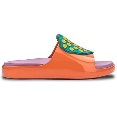 2003931 melissa Mini Cloud Slide Fabula Inf, płaskie sandały dziewczęce, Pomarańczowy, 34 EU 2003931 melissa Mini Cloud Slide Fabula Inf, płaskie sandały dziewczęce, Pomarańczowy, 34 EU