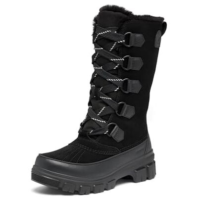 2082951010 SOREL Damskie wodoodporne buty Tivoli V Tall, Czarny/naturalny, 39.5 EU 2082951010 SOREL Damskie wodoodporne buty Tivoli V Tall, Czarny/naturalny, 39.5 EU