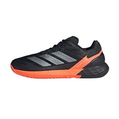 NKD59 adidas Mezczyzni Defiant Speed 2 Tennis Shoes, core black/core black/Lucid Orange, 45 1/3 EU NKD59 adidas Mezczyzni Defiant Speed 2 Tennis Shoes, core black/core black/Lucid Orange, 45 1/3 EU