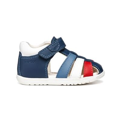B254VA08554 Geox B Sandal Macchia Boy, pierwsze kroki dla dziecka, Kolor biały, 22 EU B254VA08554 Geox B Sandal Macchia Boy, pierwsze kroki dla dziecka, Kolor biały, 22 EU
