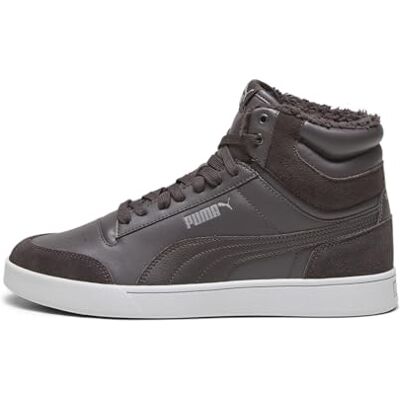 387609 PUMA Sneakersy uniseks Shuffle Mid Fur, Płaski ciemnoszary żeliwo chłodny jasnoszary, 38.5 EU 387609 PUMA Sneakersy uniseks Shuffle Mid Fur, Płaski ciemnoszary żeliwo chłodny jasnoszary, 38.5 EU