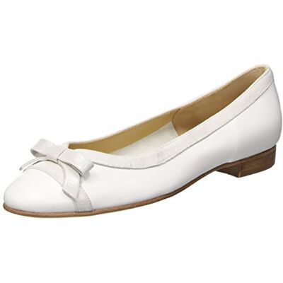 840727_bianco Gabriele 840727 baleriny damskie zamknięte, biały Bianco 37.5 EU 840727_bianco Gabriele 840727 baleriny damskie zamknięte, biały Bianco 37.5 EU