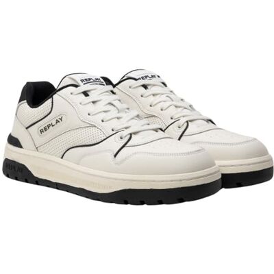 GMZ4S .000.C0012L Replay Męskie buty męskie Gemini Punch, 112 Off WHT Black, 46 EU, 112 Off Wht Black, 46 EU GMZ4S .000.C0012L Replay Męskie buty męskie Gemini Punch, 112 Off WHT Black, 46 EU, 112 Off Wht Black, 46 EU