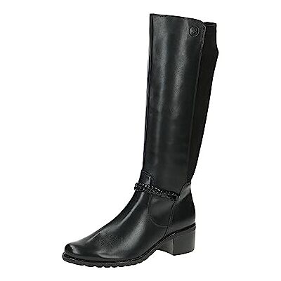 9-25508-41 Caprice Damskie kozaki na obcasie, czarny Comb, 38.5 EU 9-25508-41 Caprice Damskie kozaki na obcasie, czarny Comb, 38.5 EU