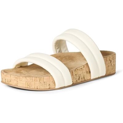 AEWM20320_White Amazon Essentials Damskie sandały Aewm20320Slide Cork, biały, 38.5 EU AEWM20320_White Amazon Essentials Damskie sandały Aewm20320Slide Cork, biały, 38.5 EU